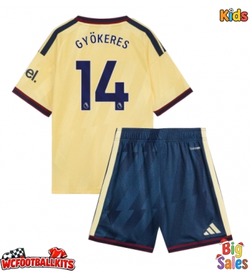 Arsenal Viktor Gyokeres #14 Replica Third Stadium Kit for Kids 2026-27 Short Sleeve (+ pants)